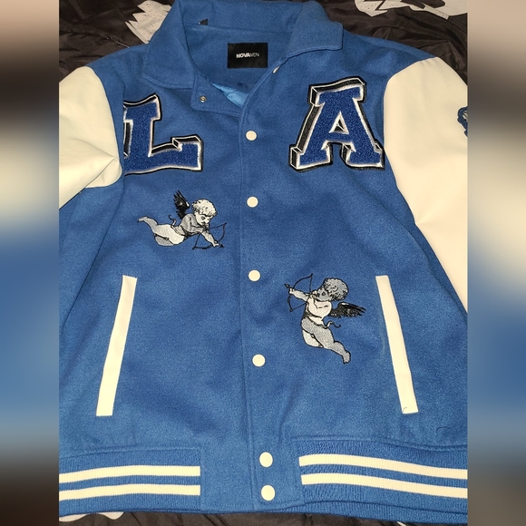 Men's Fashion Nova Varsity Jacket - Picture 1 of 12